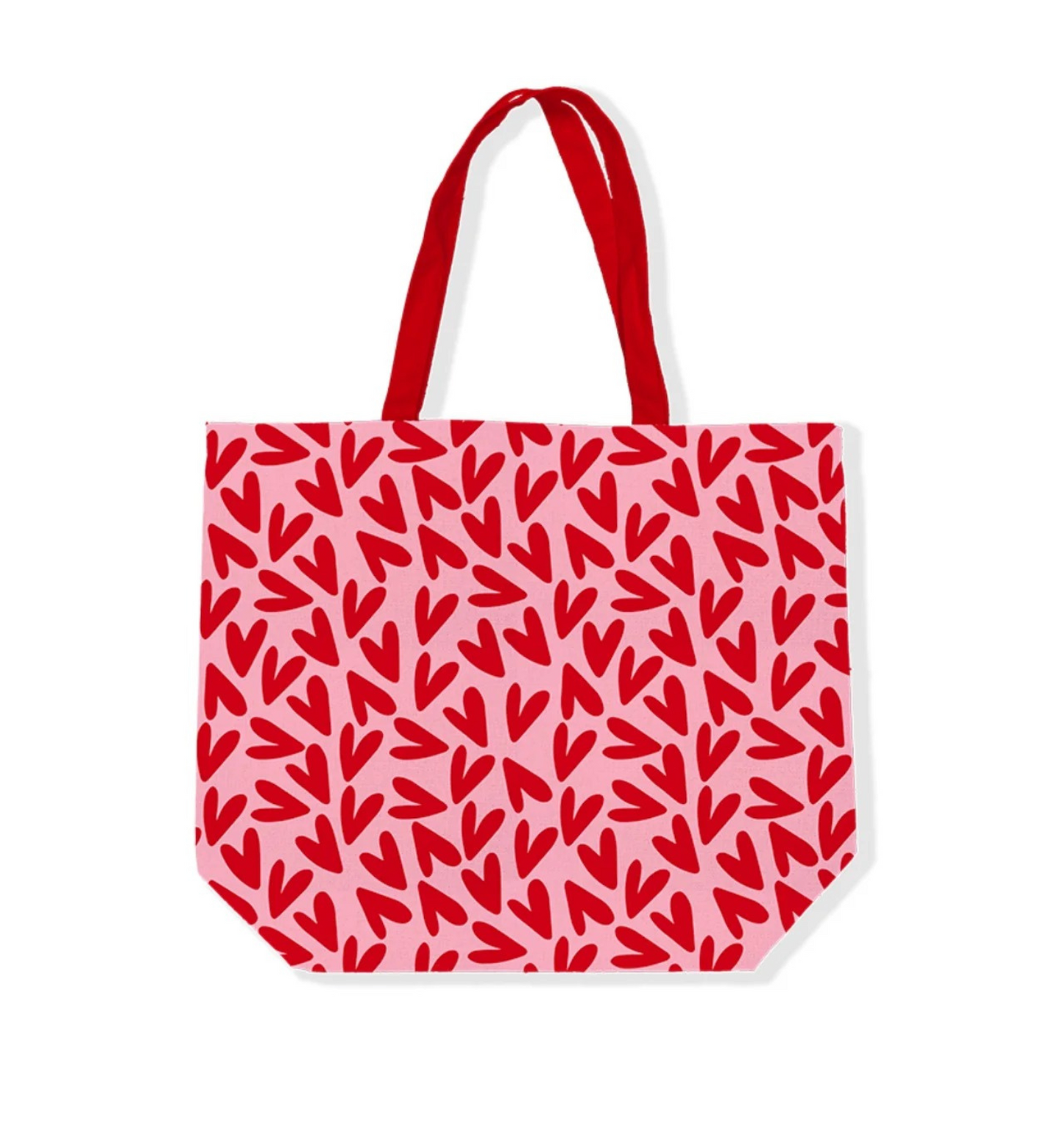 Canvas Tas- Lovely Hearts