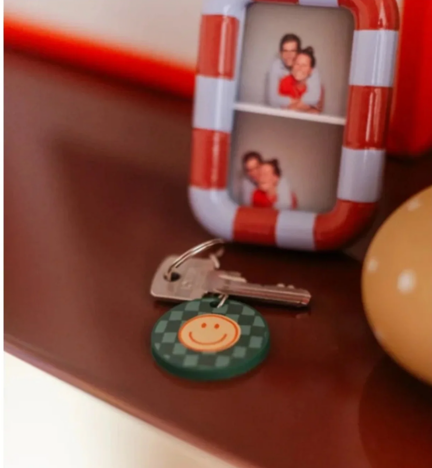 Sleutelhanger-Smiley