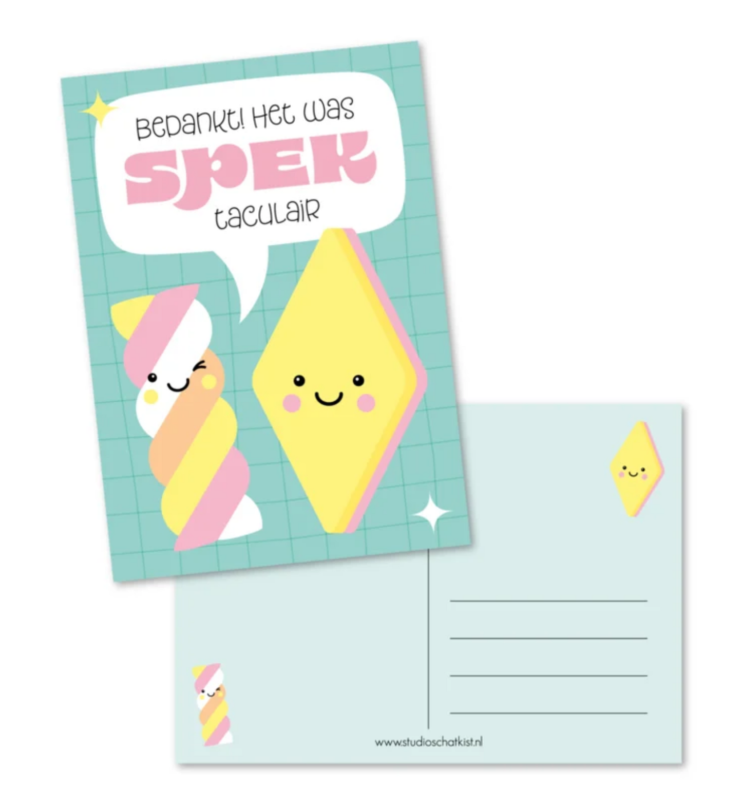 SPEK-taculair wenskaart