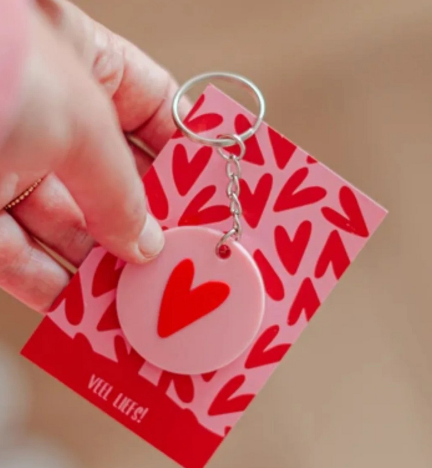 Sleutelhanger - Veel liefs