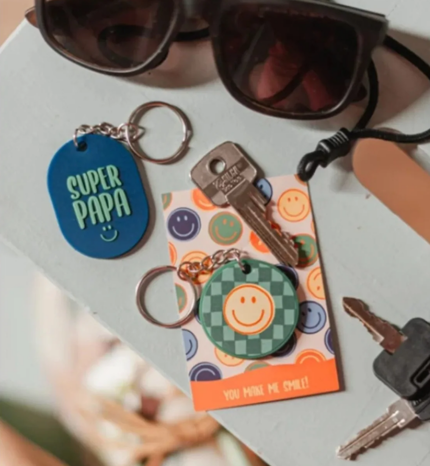 Sleutelhanger-Smiley